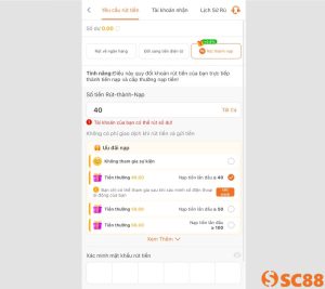 Anh em sẽ quy đổi khoản thưởng của mình trực tiếp sang tiền nạp
